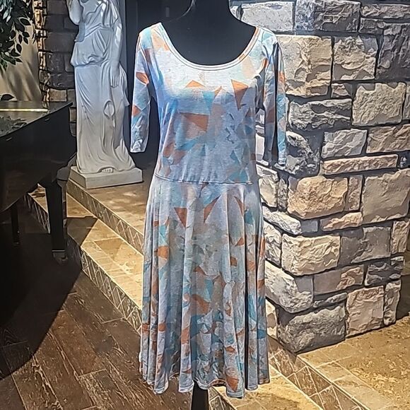 Lularoe Nicole dress size large - Picture 1 of 9
